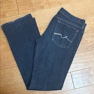 7 For All Mankind Indigo Denim Jeans